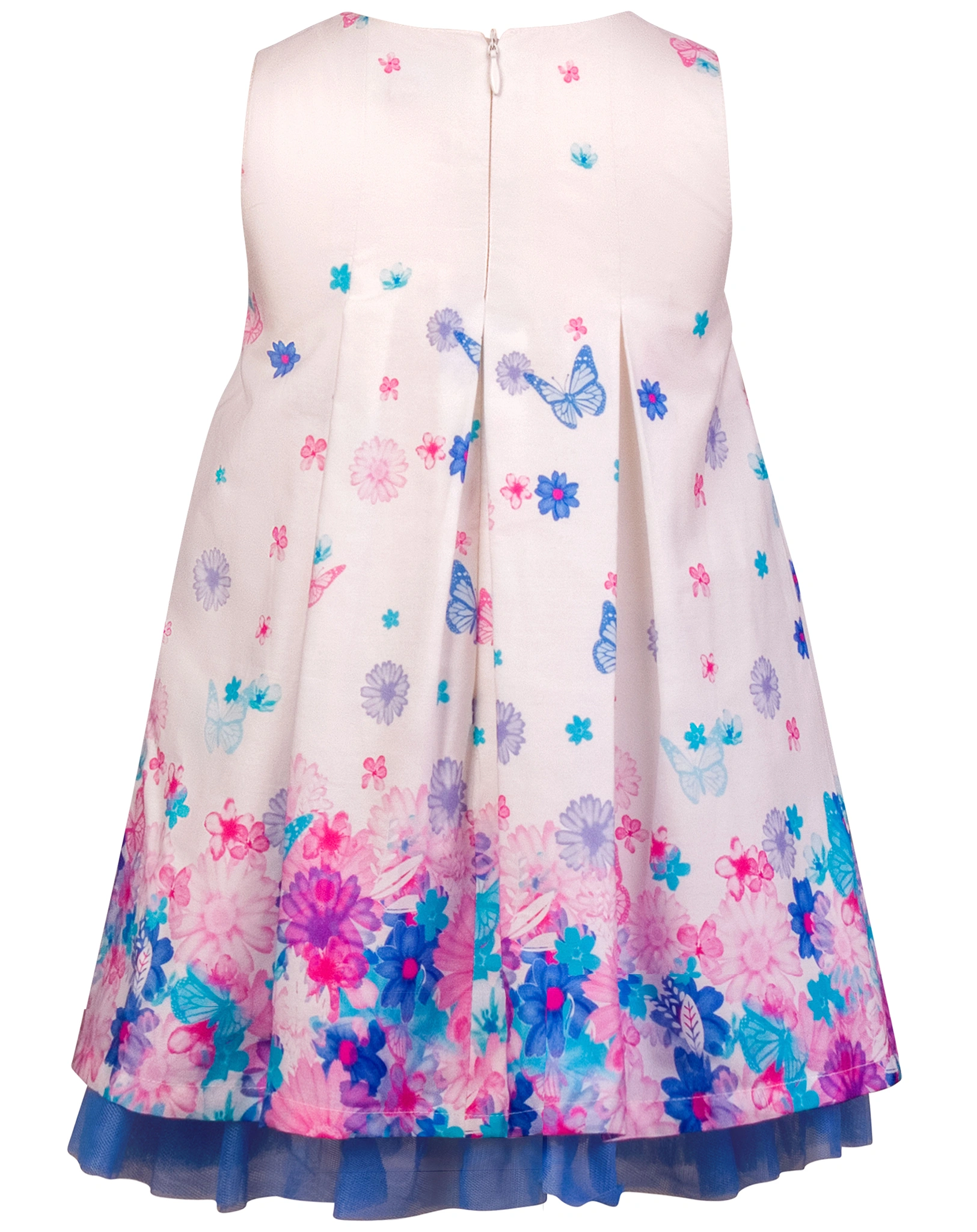 Kleid FLOWER PARADISE ärmellos in jeans blue