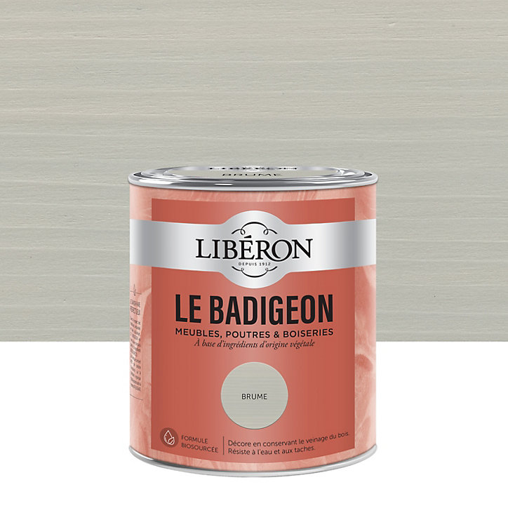 Badigeon meubles, poutres et boiseries Libéron brume 750ml