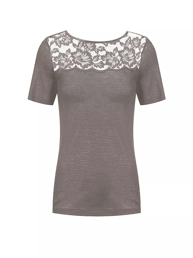 MEY T-Shirt LOVE hellbraun