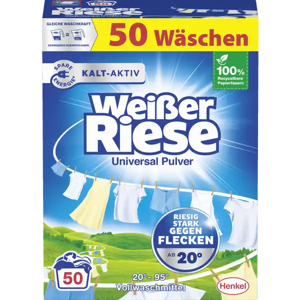 Universal Vollwaschmittel Pulver 50WL
