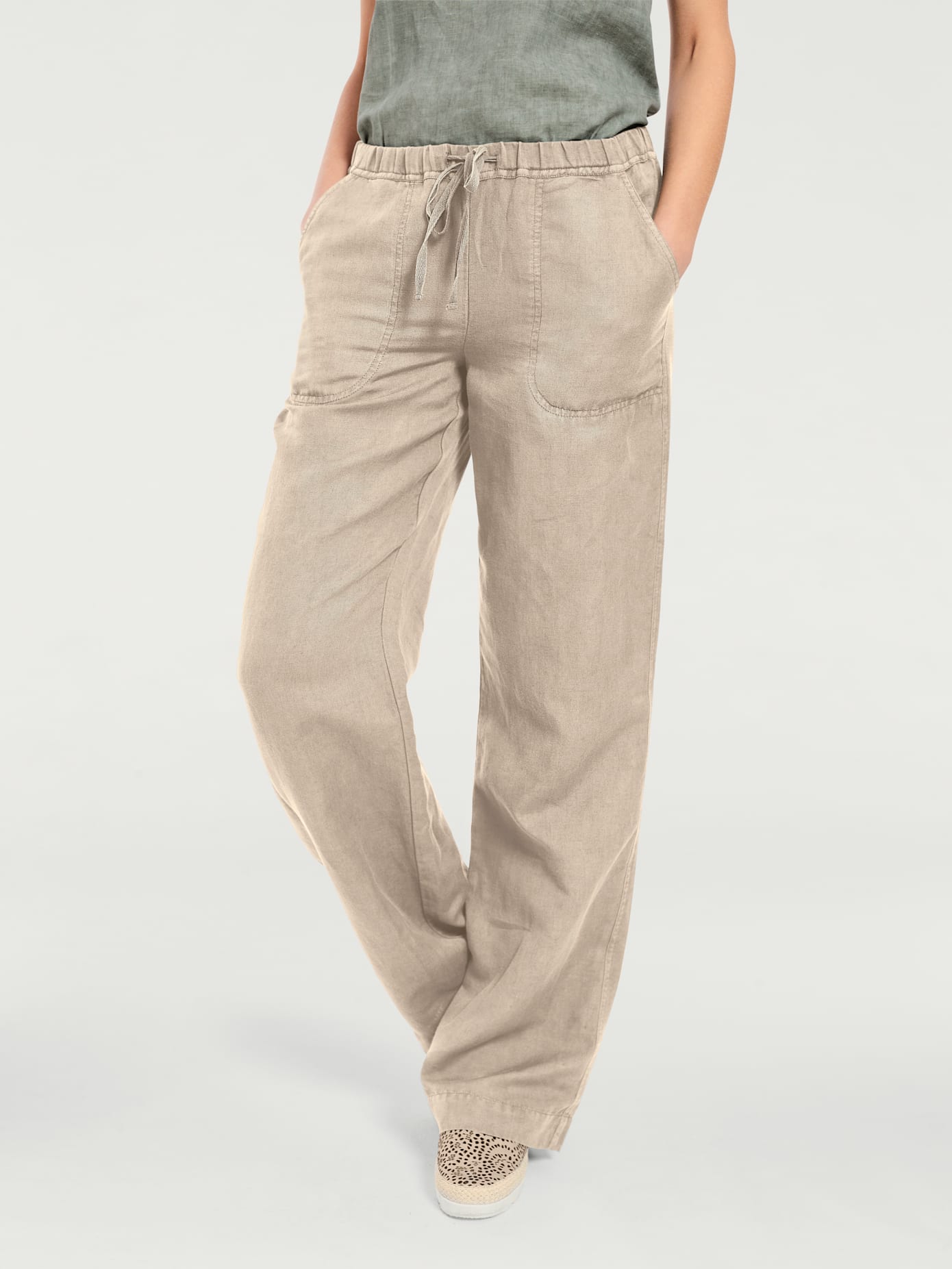Pantalon jambes larges