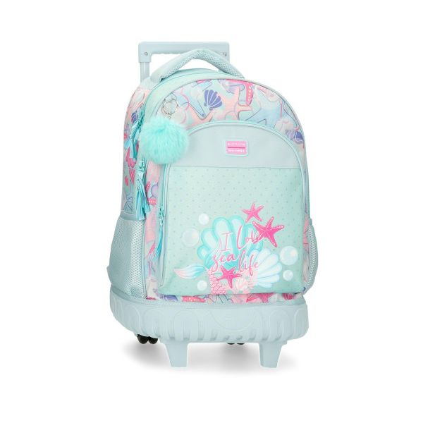 Movom Mochila Trolley Escolar 44cm i Love Sea Life