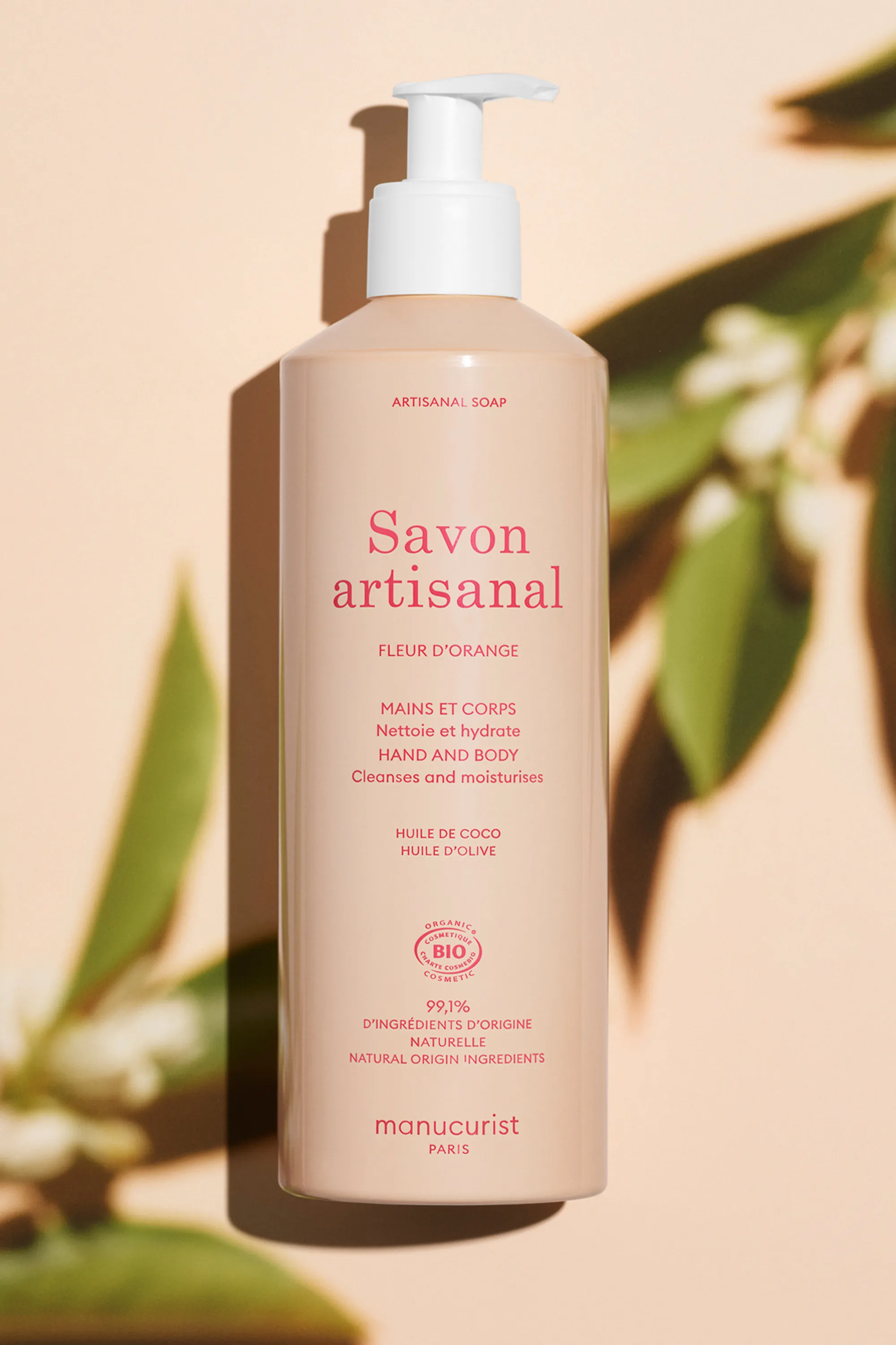 Manucurist Savon corps et mains Fleur d’orange-500 ml