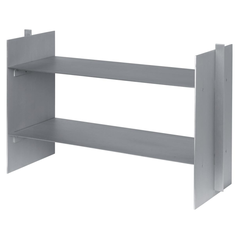 Ferm Living Lager Low wandplank 77x26 Aluminium