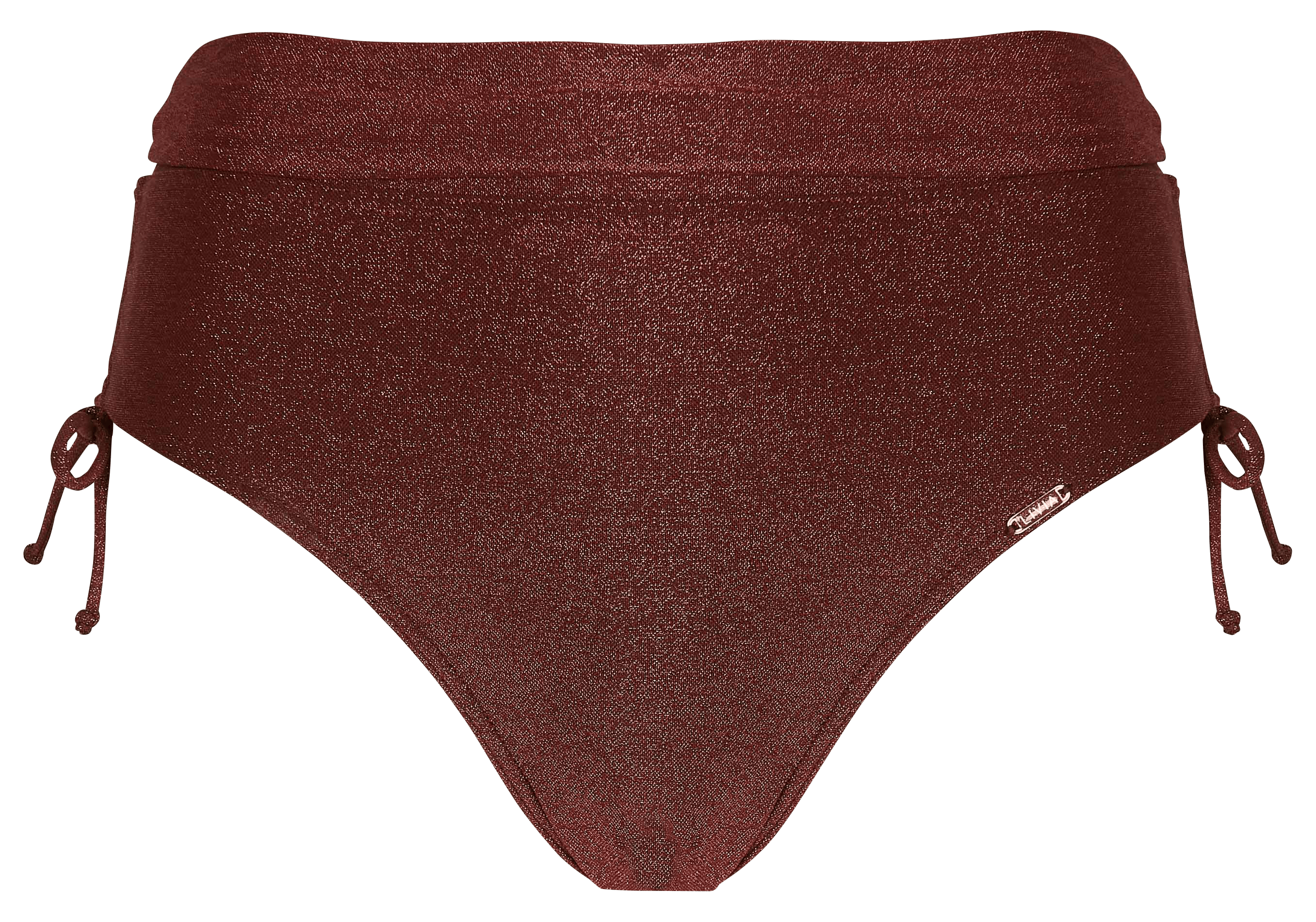 ADAMAN - Culotte de maillot de bain pailleté | Marron