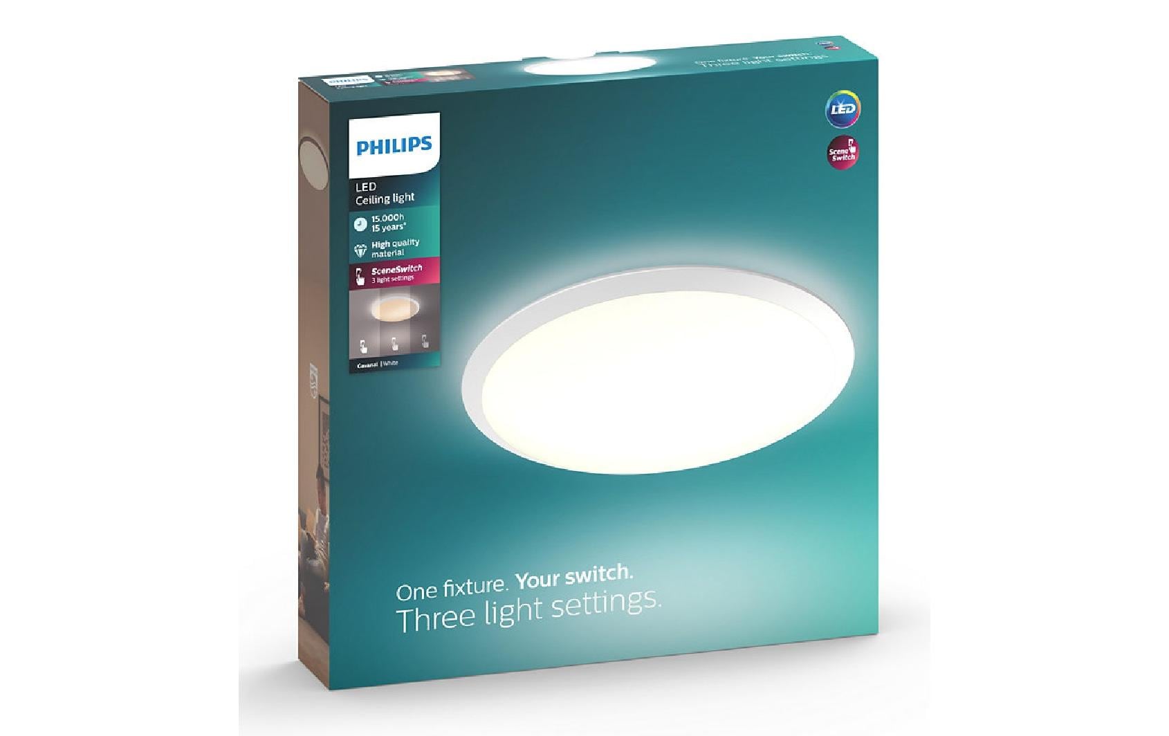 Deckenleuchte Cavanal, 18 W, 1500 lm, 2700 K, WeissLED Deckenlampe