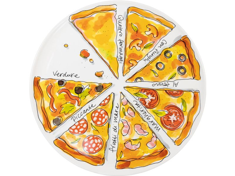 Pizza Sharing Slices bord ø31cm