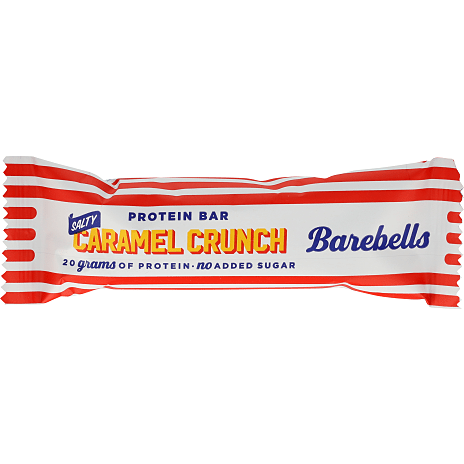 Proteinbar m. karamel og chokolade