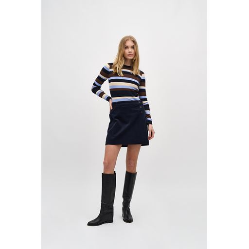 mbyM Minnie Striktrøje, Serenity Lurex Stripe, M