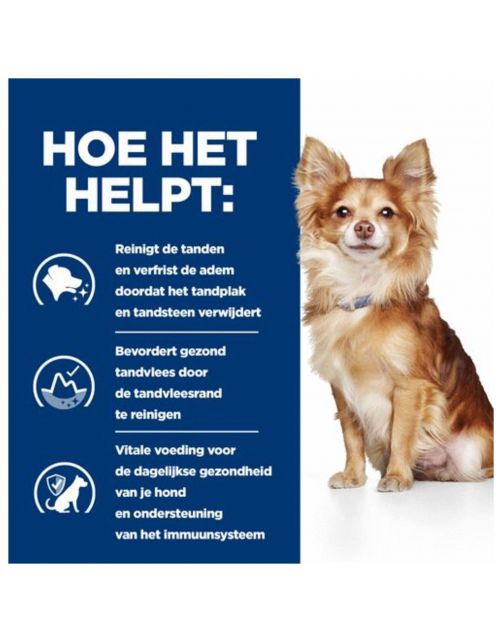 Hill's Prescription Diet T\/D Mini Dental Care  Zak - Hondenvoer - Kip 3 kg