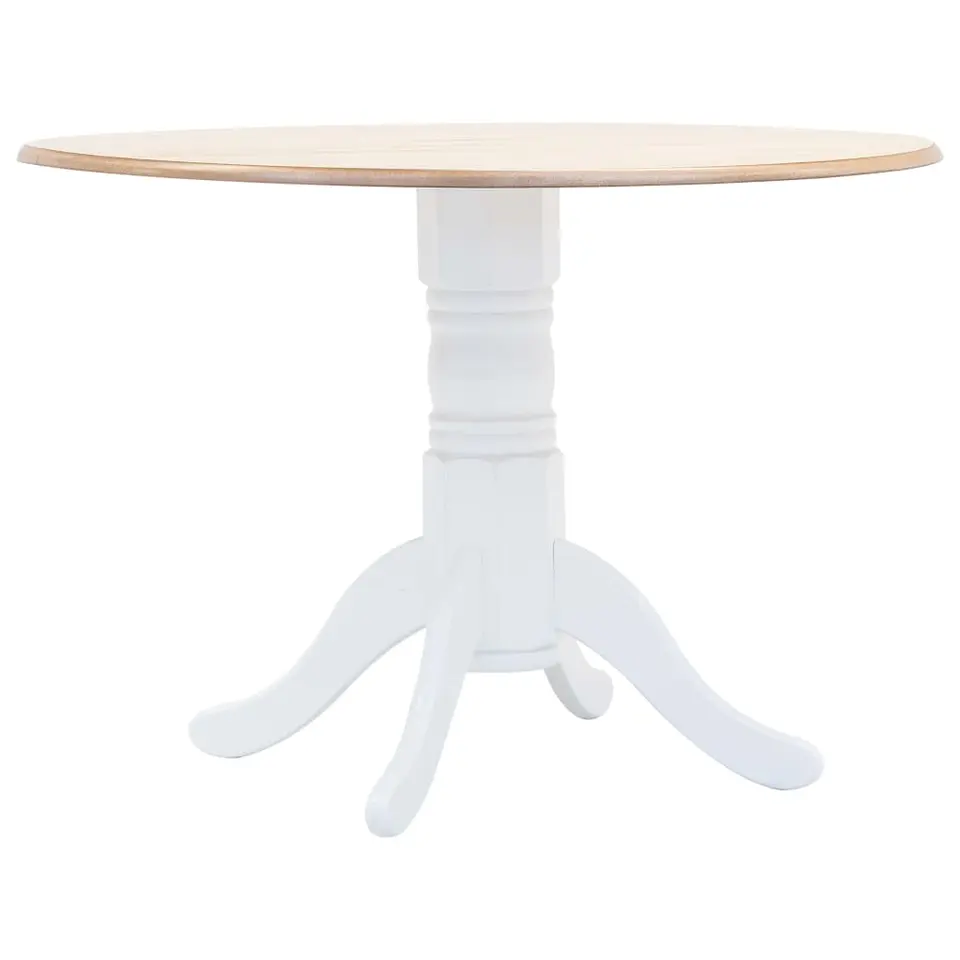vidaXL - Eettafel - Wit - Hout