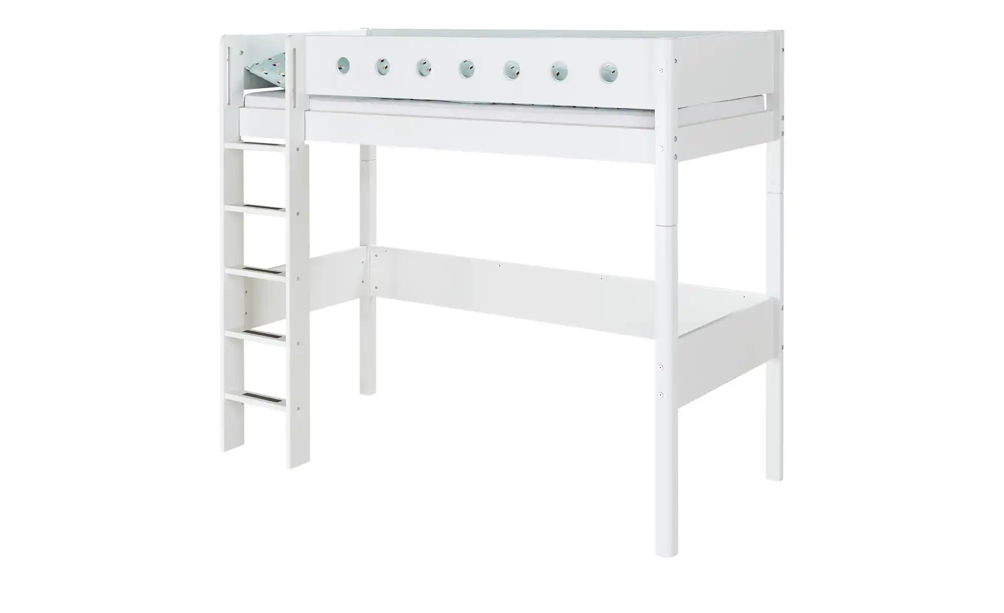 FLEXA Hochbett mit senkrechter Leiter Flexa White