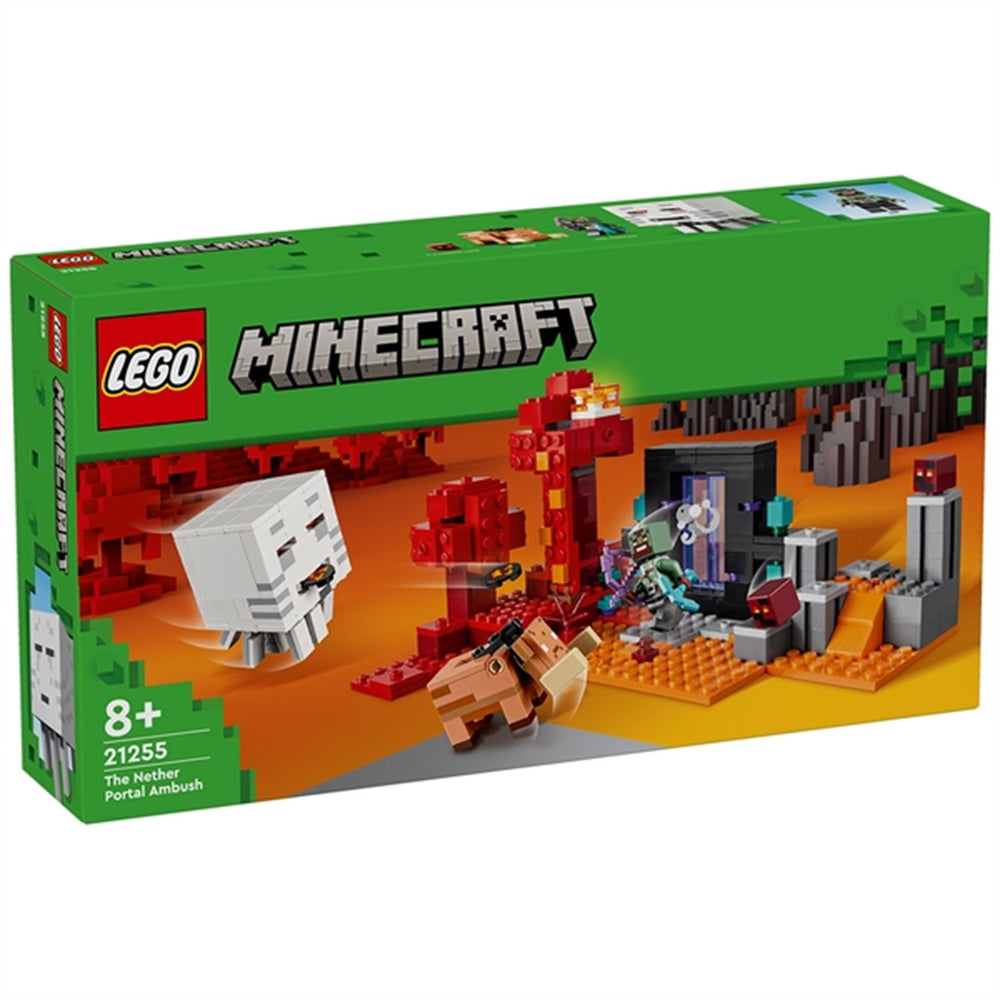 Køb LEGO® Minecraft® Baghold ved Nether Portalen