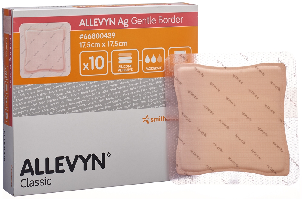 ALLEVYN Wundverband 17.5x17.5cm 10 Stk