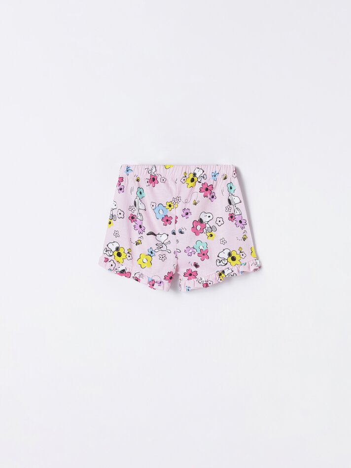 Conjunto de camiseta e shorts Snoopy Peanuts™ - Rosa