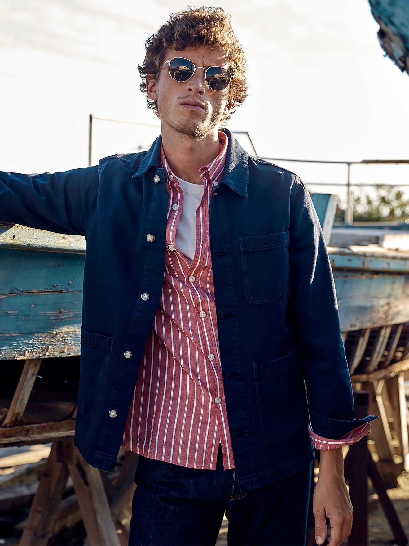 Veste worker homme - twill coton biologique