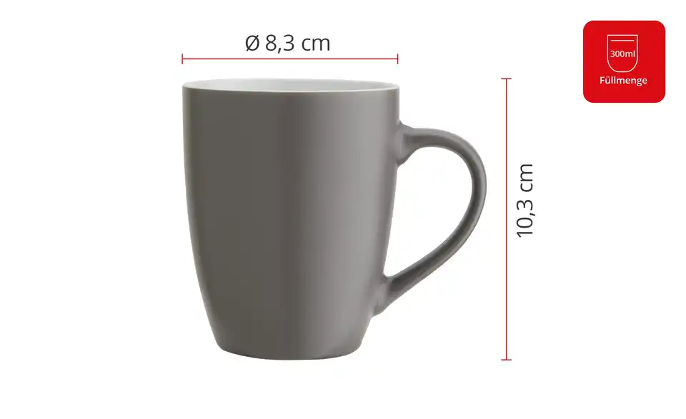Kaffeebecher, 4er-Set