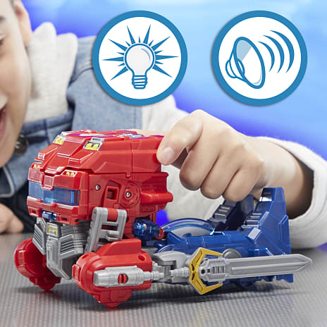 Transformers One Power Flip Optimus Prime figur