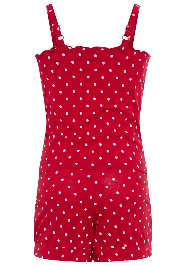 KIDSWORLD Kurzoverall »für kleine Mädchen«, niedlich gepunktet