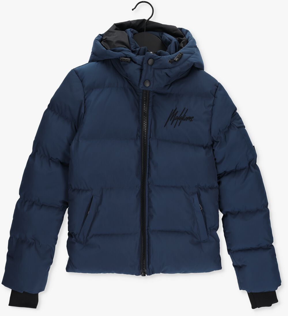 MALELIONS blauwe malelions gewatteerde jas malelions junior patch puffer