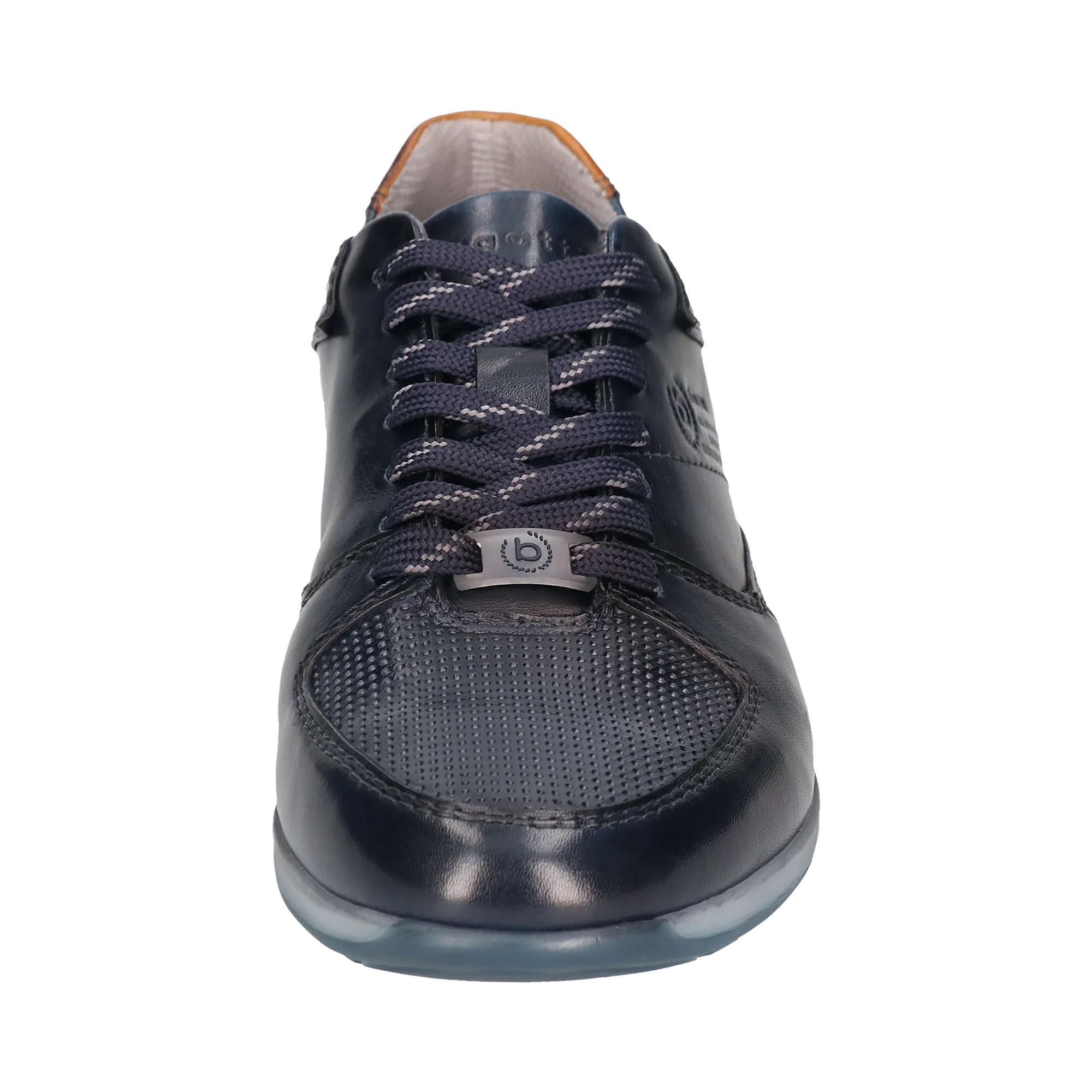 Leder Sneaker dunkelblau
