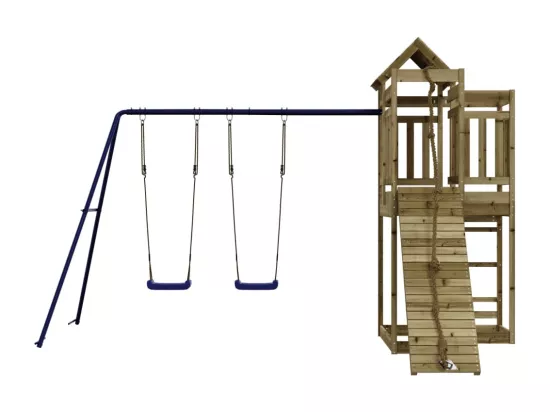 Aire de jeux d'extérieur bois de pin imprégné