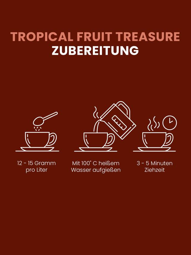 Schwarzer Tee Mango-Papaya, lose, 100 g