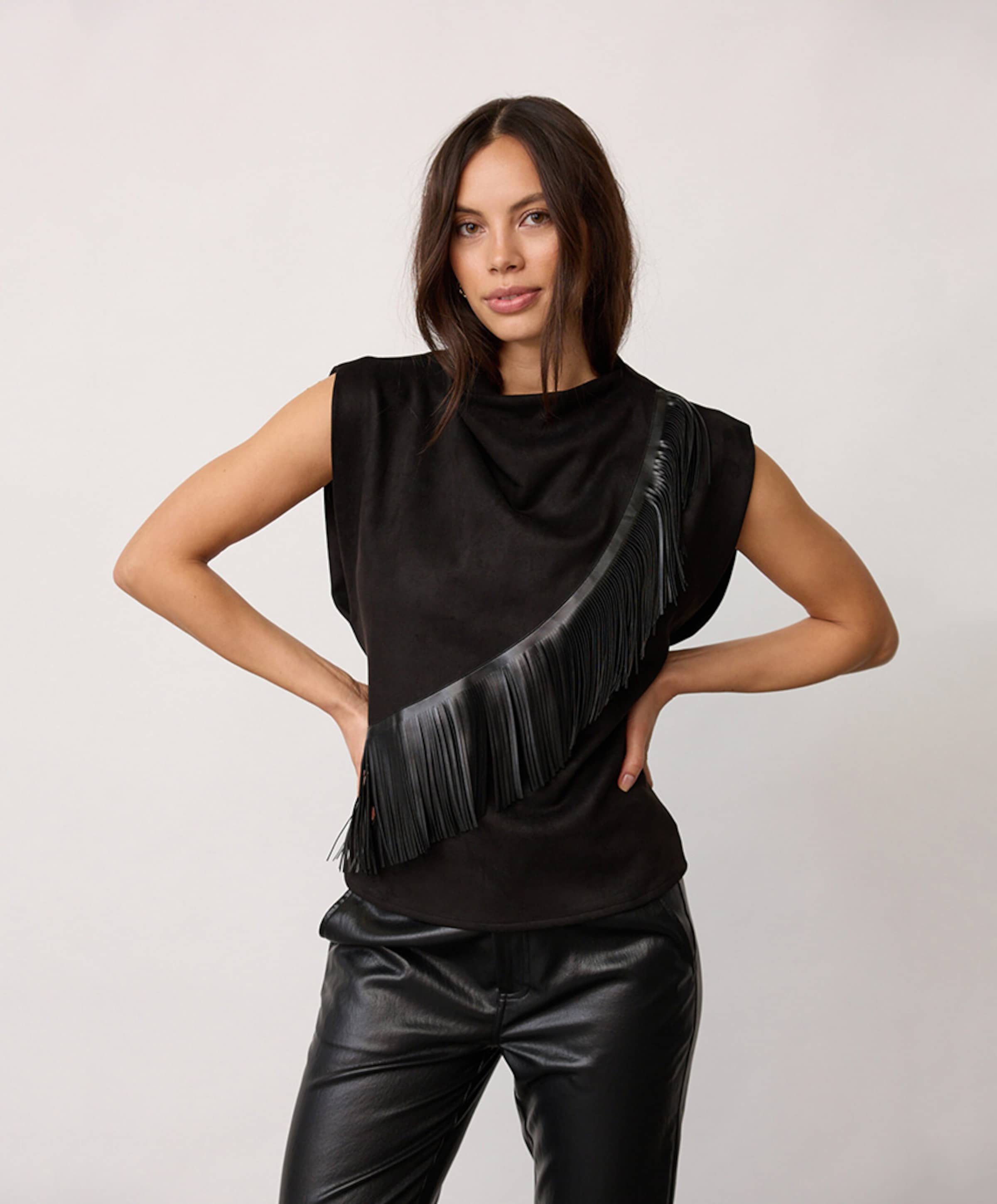 Co'Couture Dames top zwart
