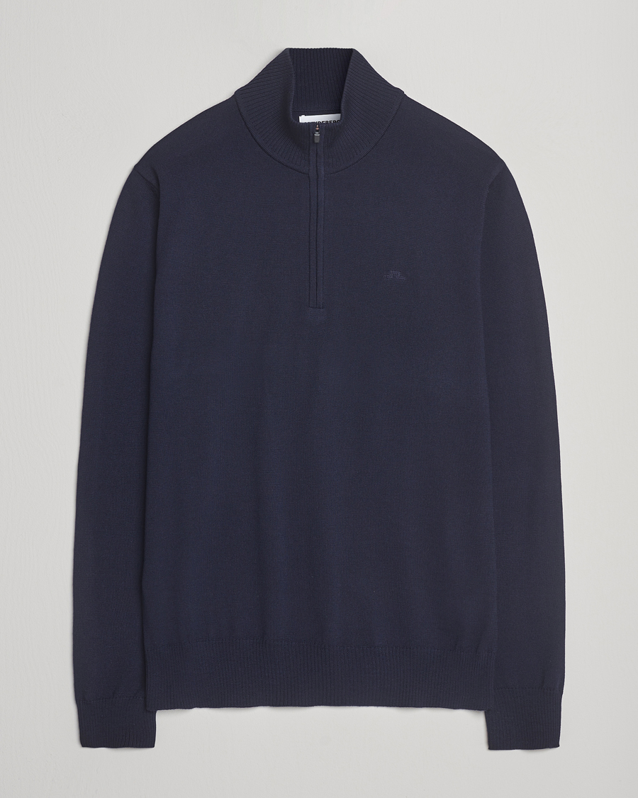 J.Lindeberg Kiyan Merino Half Zip Navy