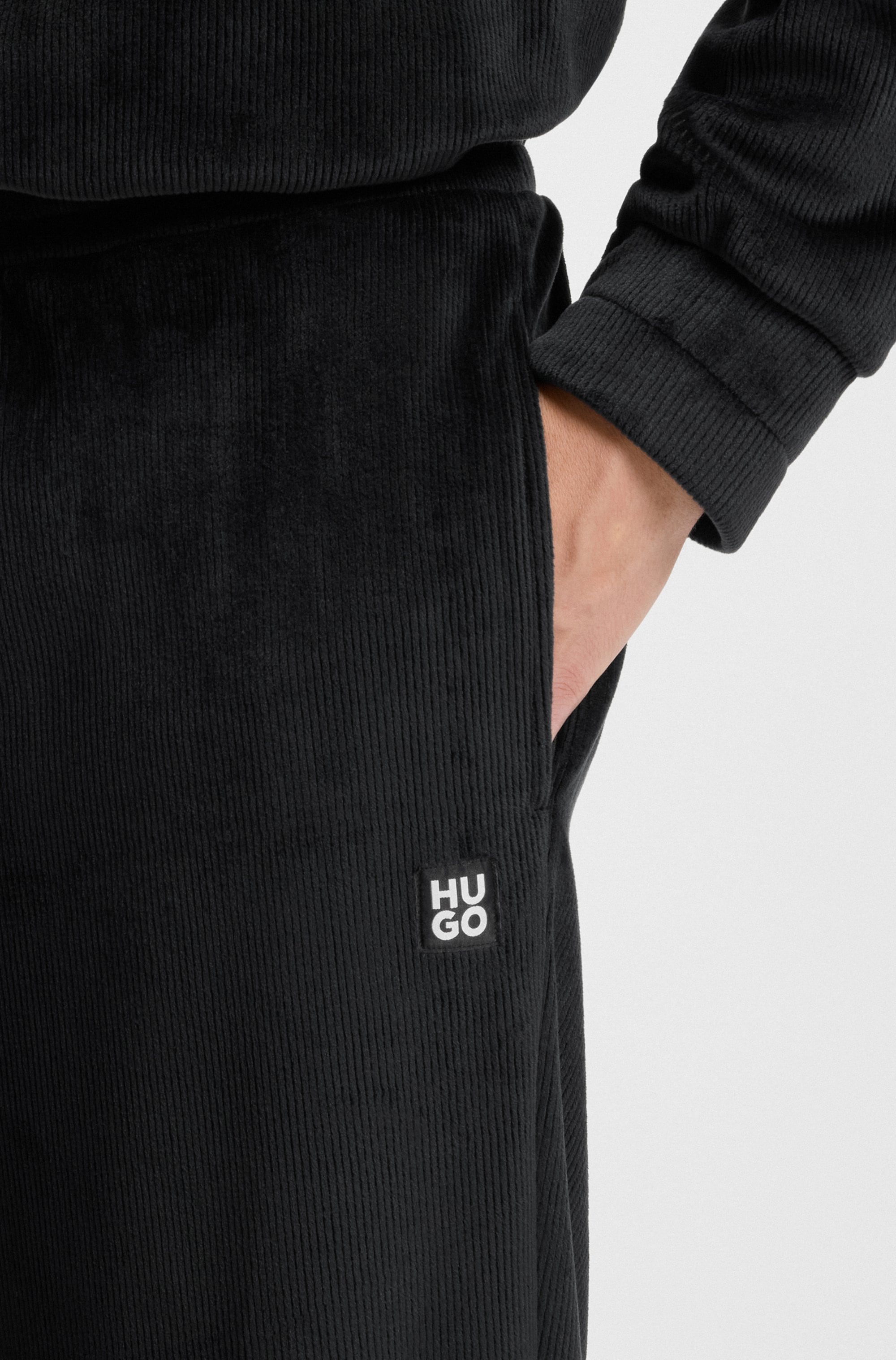 HUGO Underwear Sweathose  relaxed fit, elastischer Bund, Samt-Qualität