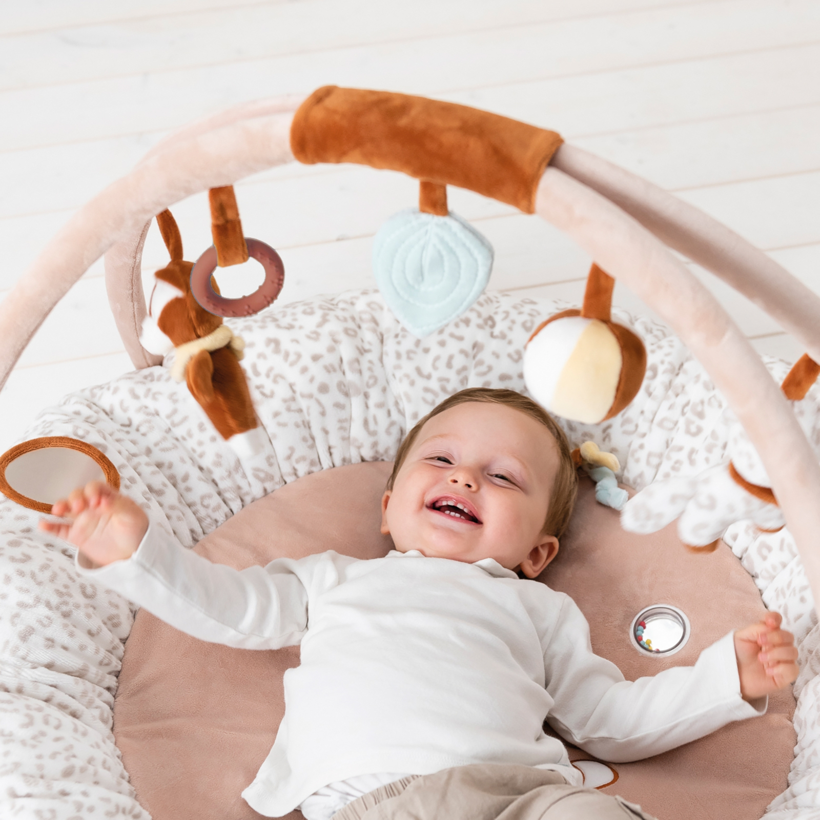Baby Spielbogen Kissen Erlebnis Krabbel Decke (N620253) - Boris & Jungo