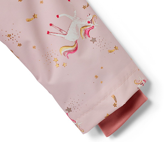 Kinder-Thermo-Regenjacke, rosa