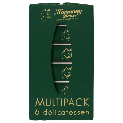 Harmony Cat Deluxe Délicatesse Multipack Nassfutter 6x85g