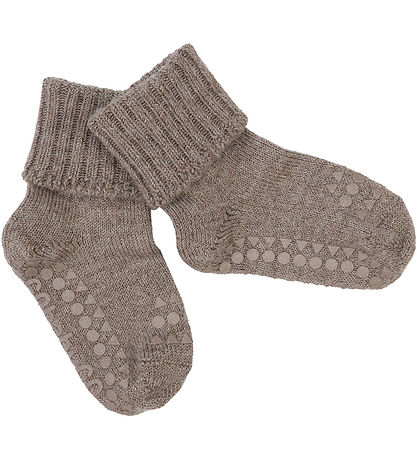 GoBabyGo Strømper - Strik - Alpaka - Walnut