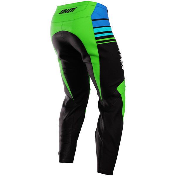 Shot - Pantalon enfant Draw Kid Peak Vert / Noir / Bleu