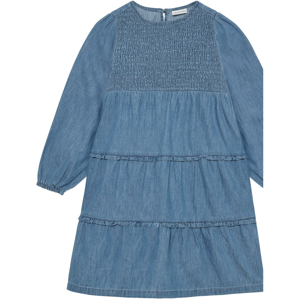 Køb Minymo Faded Denim Kjole Ls Chambray