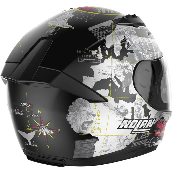 Nolan - Casque N60-6 Gemini Replica Carlos Checa Noir / Blanc