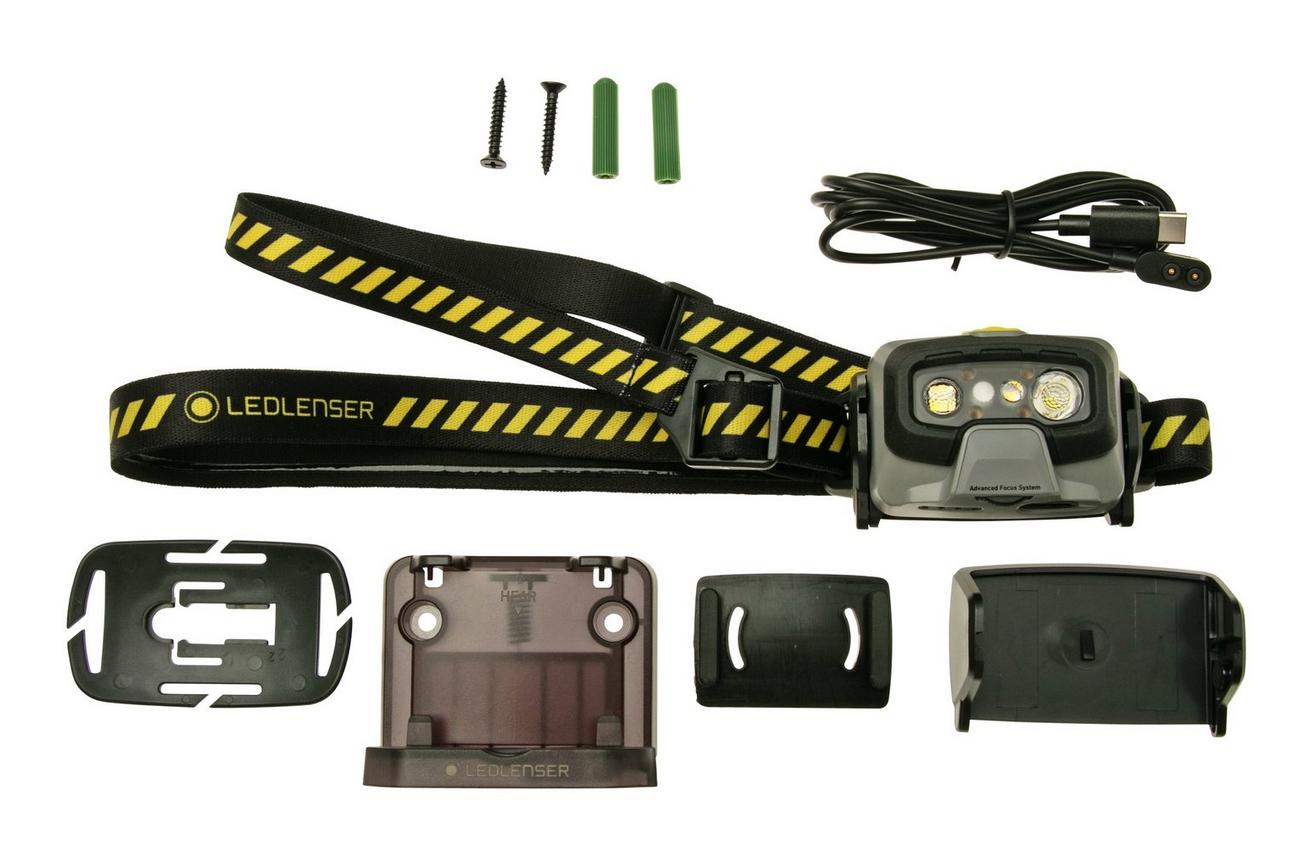 Ledlenser HF6R Work oplaadbare hoofdlamp, grijs, 800 lumen