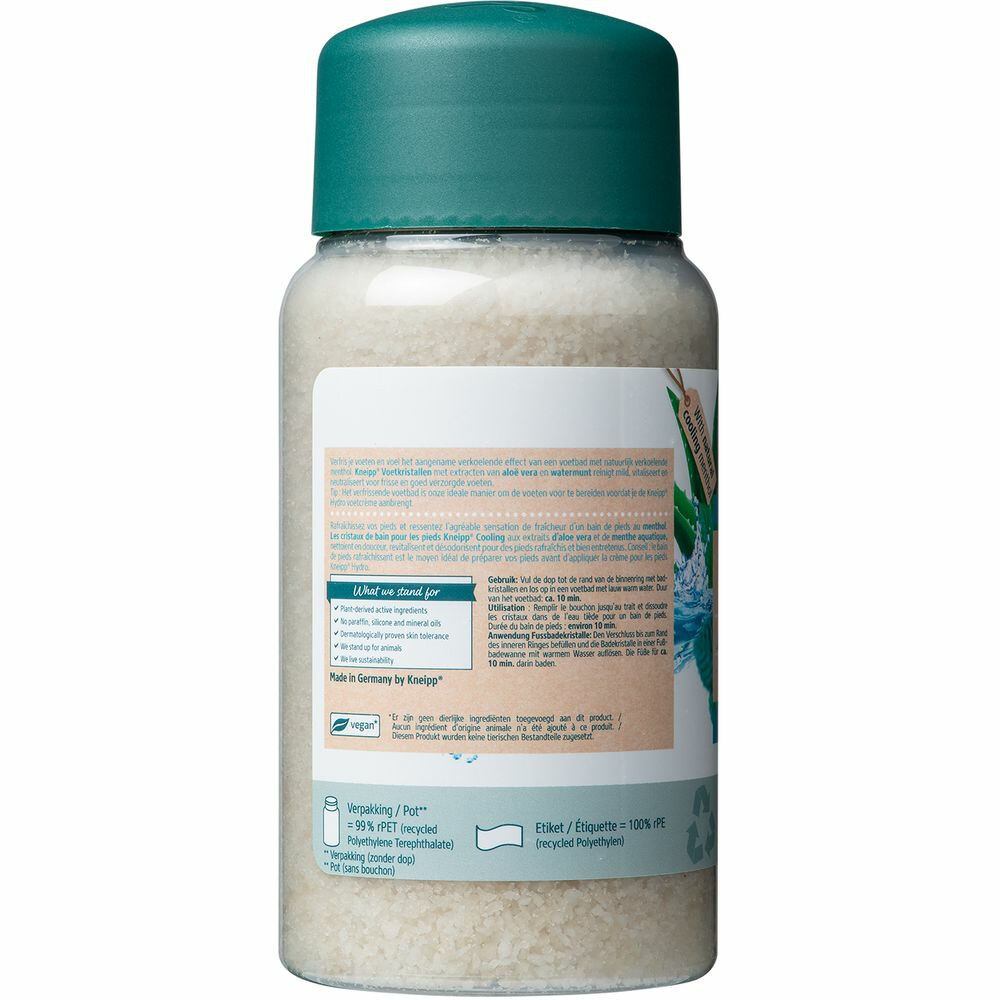 Kneipp Voetbadkristallen Cooling - Aloë Vera Watermunt600 gr