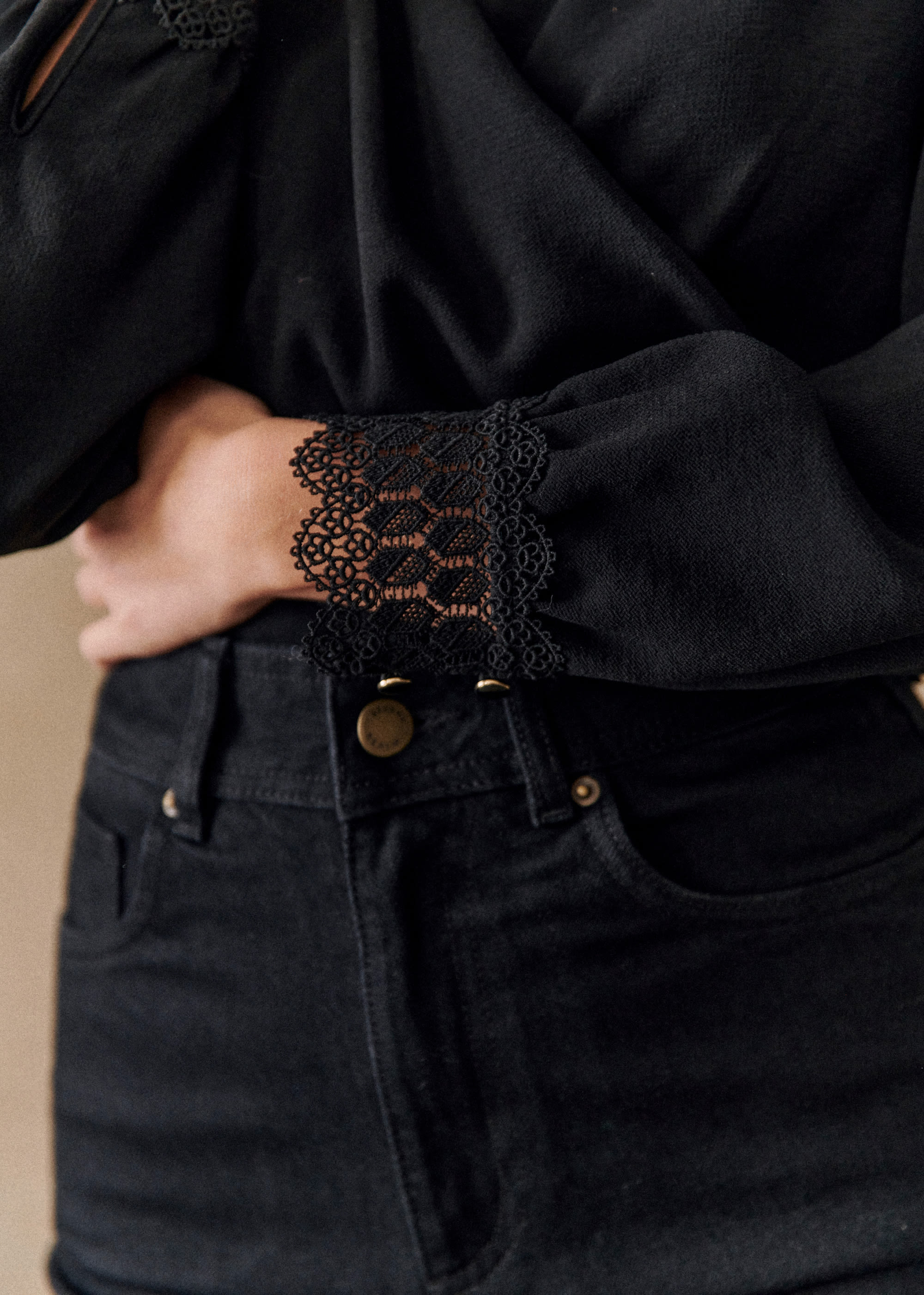Blouse Amélie - Noir - E-SHOP/CHEMISES & BLOUSES 5905258