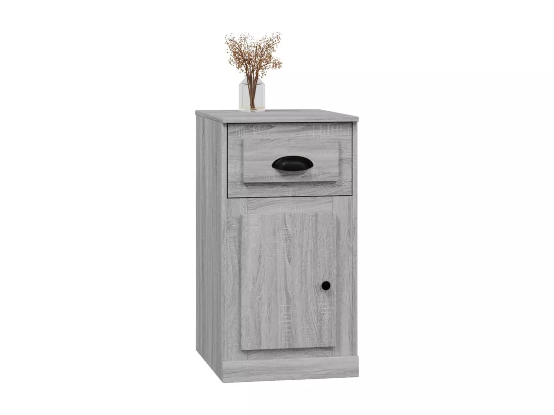 Armoire latérale avec tiroir sonoma gris 40x50x75 cm