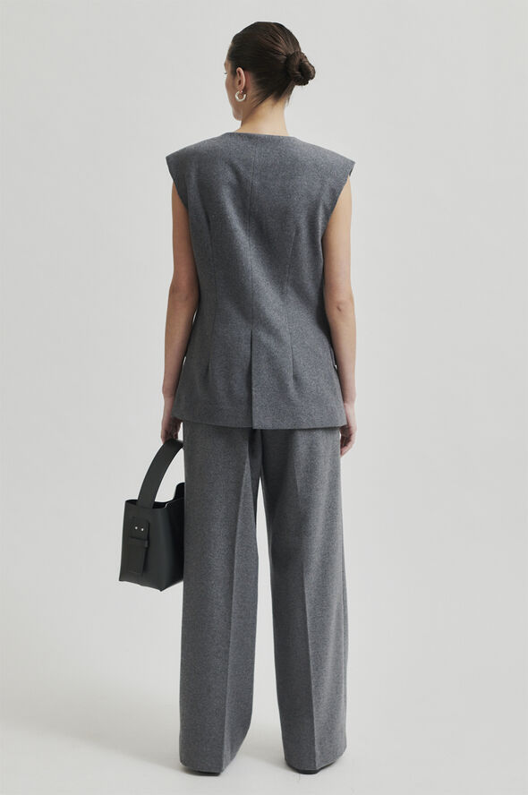 Second Female Daze Trousers Grey melange