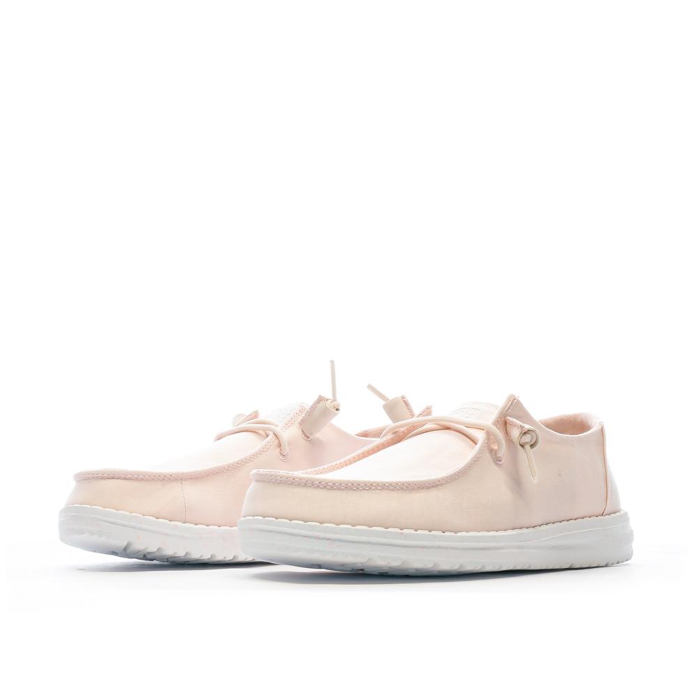 Hey Dude Chaussures Rose Femme Hey Dude Wendy Slub Canvas