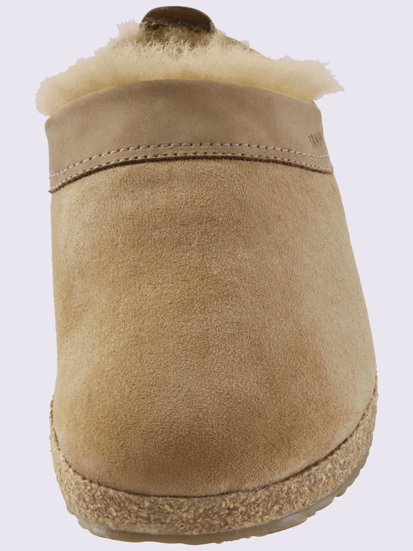 Chaussons cuir d'agneau souple