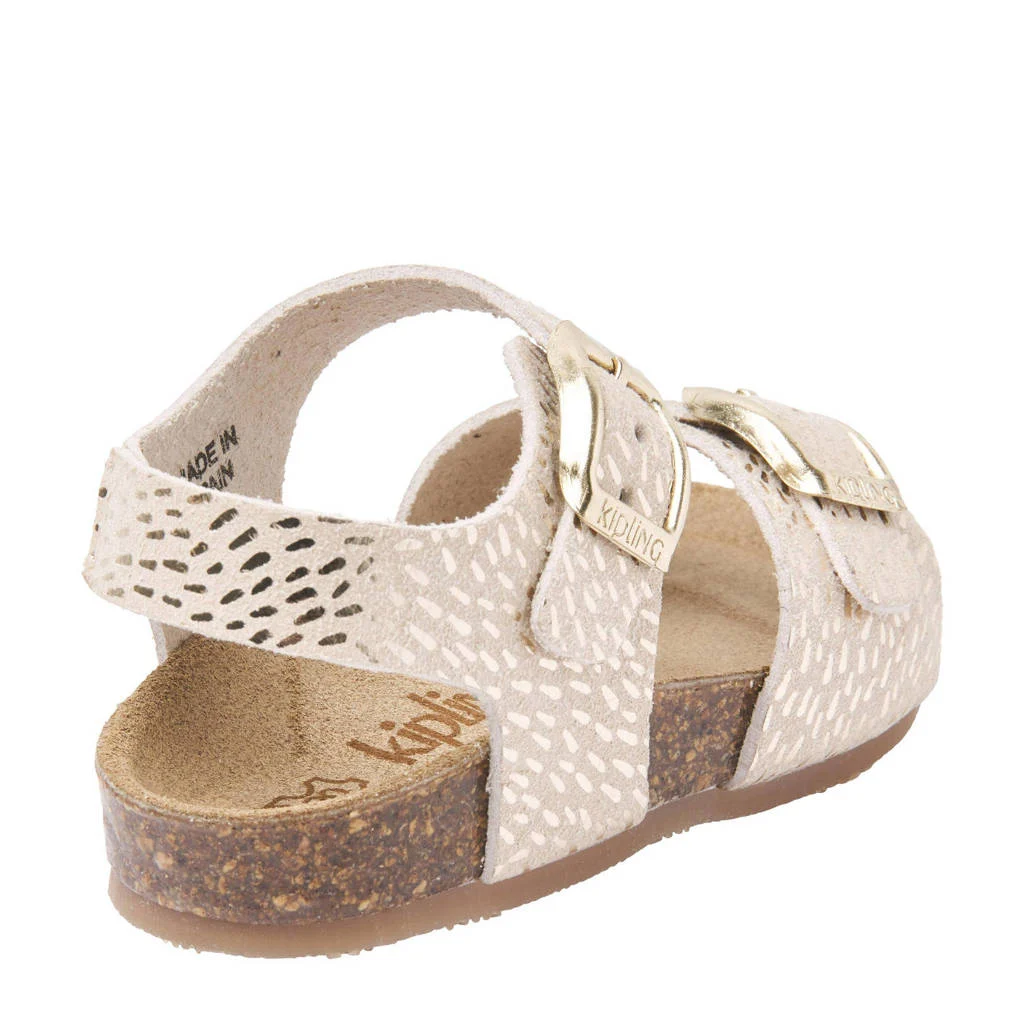 Kipling Pepita 6sandalen goud