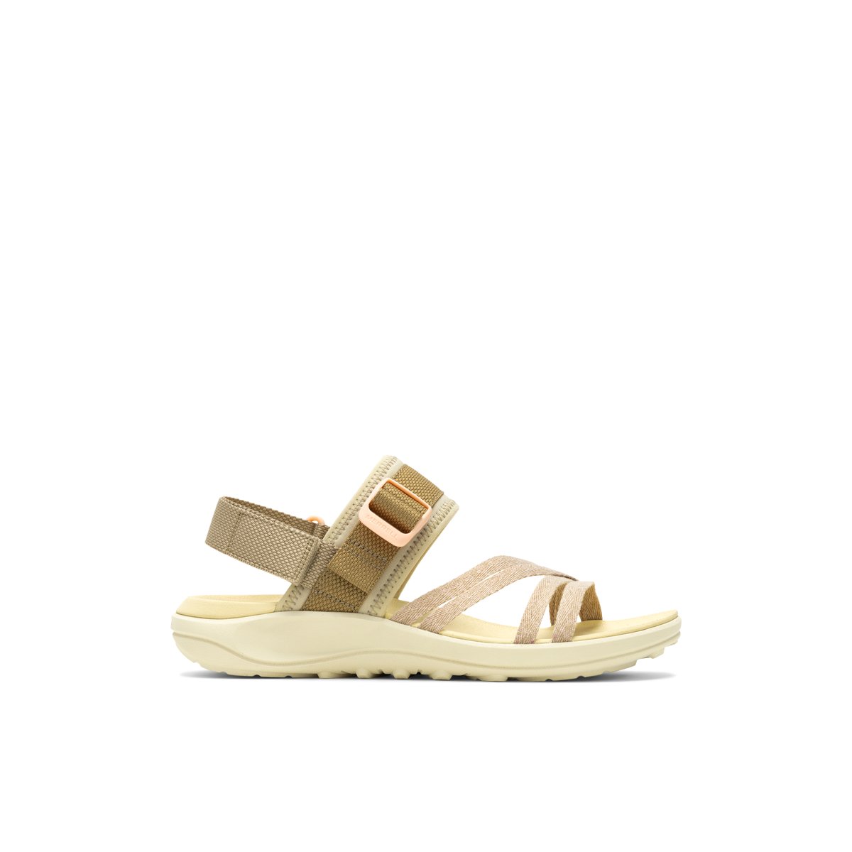 MERRELL-District4str-Sandales à lanières - Talon plat - Kaki