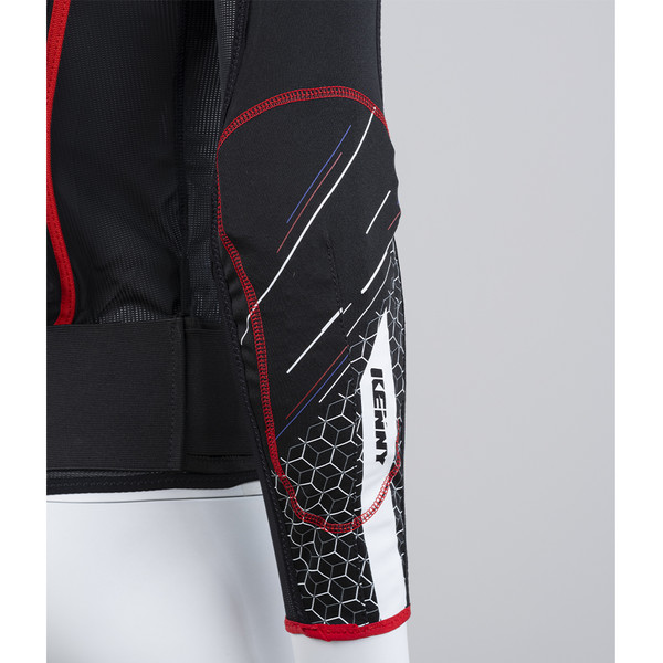 Kenny - Gilet de protection Hexa Noir / Rouge