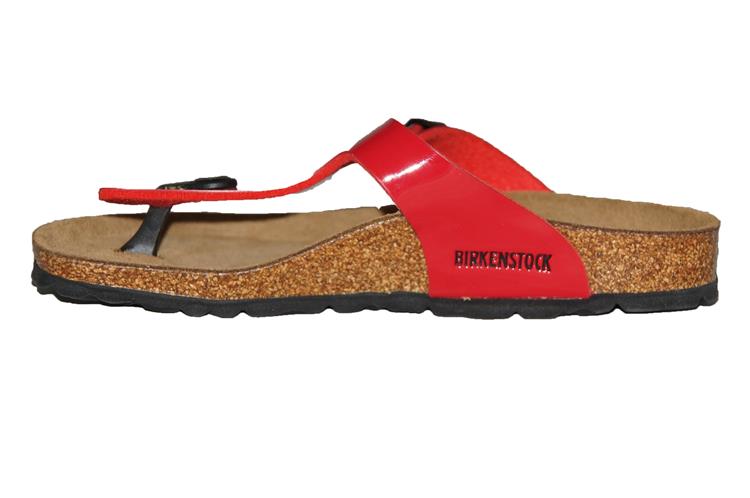 Birkenstock Gizeh BS tango red lack