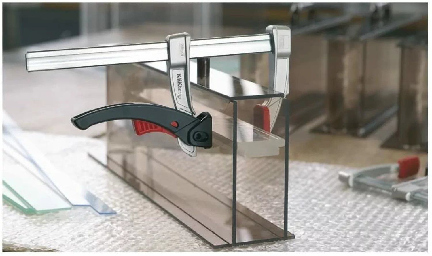 Bessey KLI12 KliKlamp Lijmklem - Snelspan - 120 x 80mm