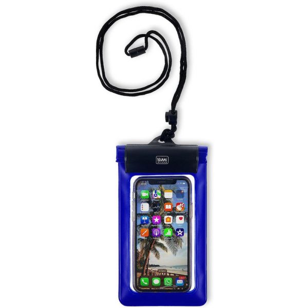 Legami Bolsa Impermeável para Telemóvel Azul (10,7x22cm)